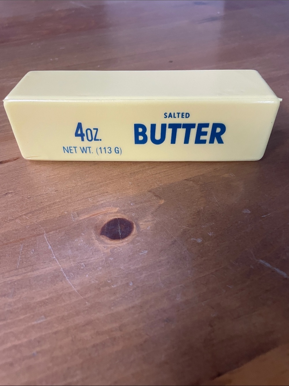 NWT Sunny Days Squeezy Salted Butter Stick Squishy Stress Toy